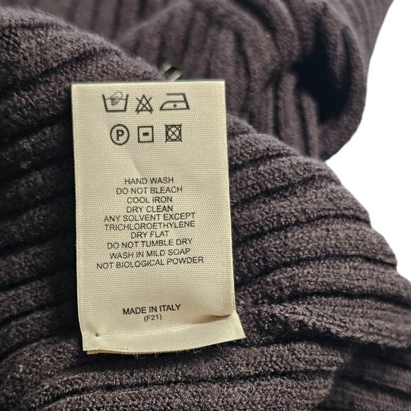 Burberry London Womens Merino Wool Zip Up Sweater Small Elbow Patch Nova Check - Picture 11 of 11